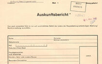 Ansicht eines Stasi-Dokumentes