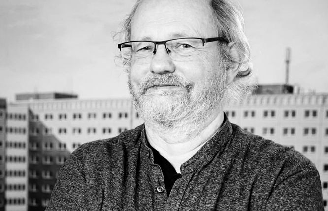 Schwarz-weiß Portrait von Christian Sachse