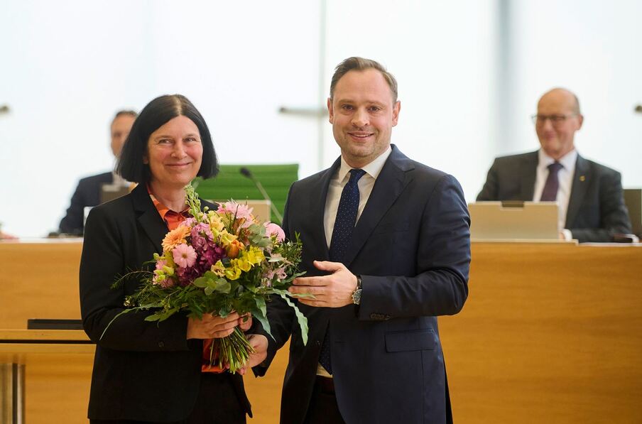 Landtagspräsident gratuliert Aris zur Wahl